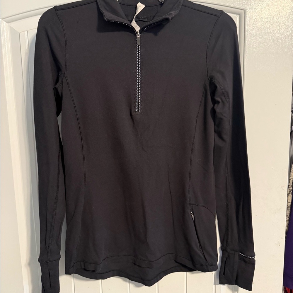 Lululemon Black Quarter-Zip Pullover
